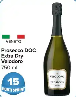 Carrefour Market Prosecco DOC Extra Dry Velodoro offerta
