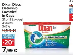 Carrefour Market Dixan Discs Detersivo Lavatrice in Caps offerta