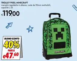 Bennet Trolley Pixel Minecraft offerta