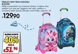 Bennet Trolley New Tech Cuccioli SJ Gang offerta