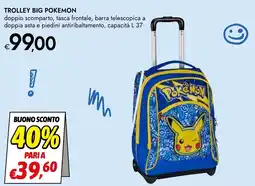 Bennet Trolley Big Pokemon offerta