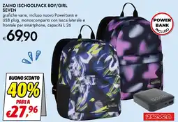 Bennet ZAINO ISCHOOLPACK BOY/GIRL SEVEN offerta