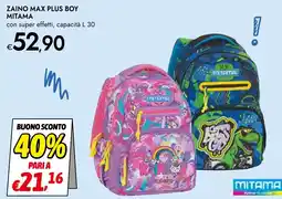 Bennet ZAINO MAX PLUS BOY MITAMA offerta
