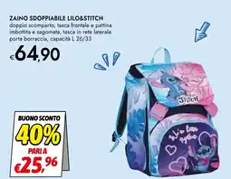 Bennet ZAINO SDOPPIABILE LILO&STITCH offerta