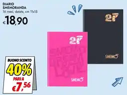 Bennet Diario Smemoranda offerta