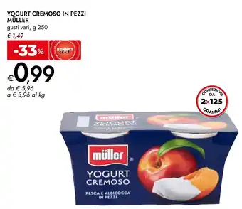 YOGURT CREMOSO IN PEZZI Müller