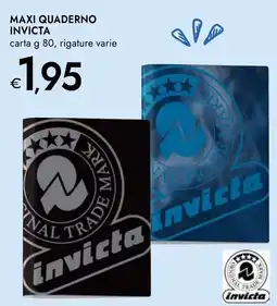 Bennet MAXI QUADERNO INVICTA offerta