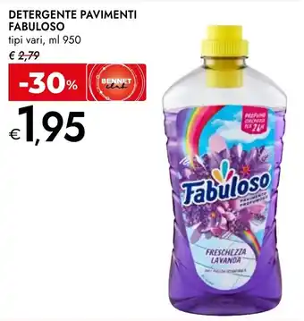 Bennet Detergente pavimenti Fabuloso offerta