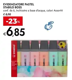 Bennet EVIDENZIATORE PASTEL STABILO BOSS offerta