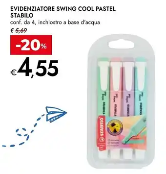 Evidenziatore Swing Cool Pastel Stabilo
