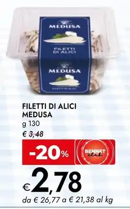 Bennet Filetti di Alici Medusa offerta