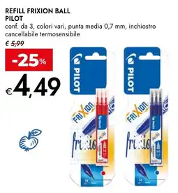 Bennet Refill Frixion Ball Pilot offerta