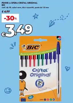 Bennet Penne a sfera Cristal Original BIC offerta
