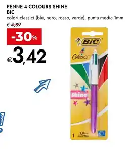 Bennet PENNE 4 COLOURS SHINE BIC offerta