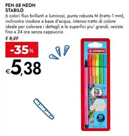 Bennet PEN 68 NEON STABILO offerta