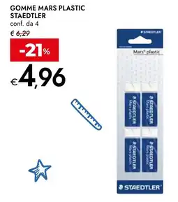 Bennet GOMME MARS PLASTIC STAEDTLER offerta