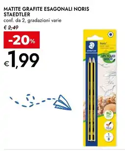 Bennet MATITE GRAFITE ESAGONALI NORIS STAEDTLER offerta