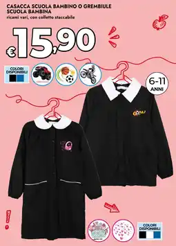 Bennet Casacca scuola bambino o grembiule scuola bambina offerta