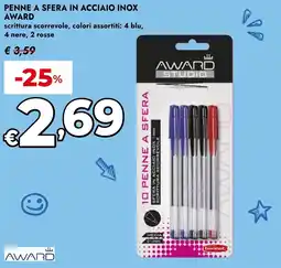 Bennet Penne a sfera in acciaio inox Award offerta