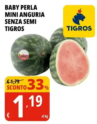 Baby Perla Mini Anguria Senza Semi Tigros
