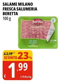Tigros Salame Milano Beretta offerta