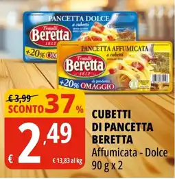Tigros Cubetti di Pancetta Beretta offerta