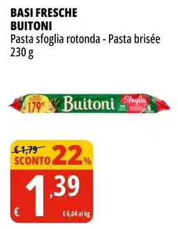 Tigros Buitoni Pasta sfoglia rotonda offerta