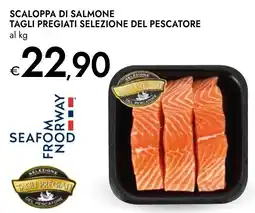 Bennet Scaloppa di salmone tagli pregiati selezione del pescatore offerta
