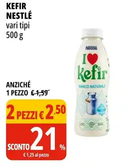 Tigros Kefir Nestlé offerta