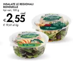 Bennet INSALATE LE REGIONALI BONDUELLE offerta