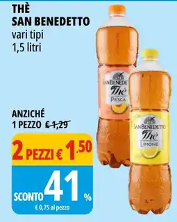 Tigros Thè San Benedetto offerta
