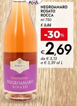 Bennet Negroamaro Rosato Rocca offerta