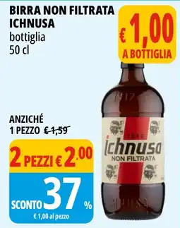 Tigros Birra non filtrata Ichnusa offerta