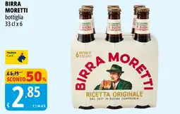 Tigros Birra Moretti offerta