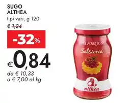 Bennet Salsiccia althea offerta