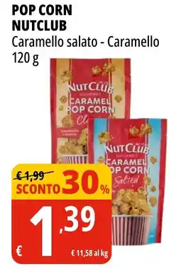 Tigros NutClub Caramello Pop Corn offerta