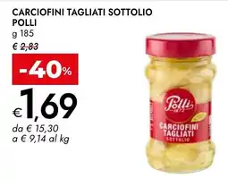Bennet Carciofini tagliati sottolio Polli offerta
