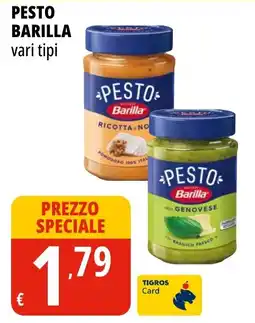 Tigros Pesto Barilla offerta