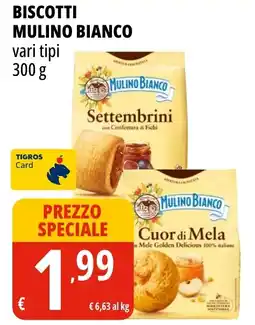 Tigros Biscotti Mulino Bianco offerta
