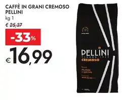 Bennet Caffè in grani cremoso Pellini offerta