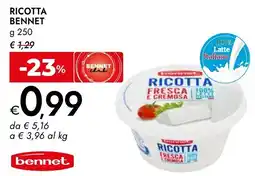Bennet Ricotta Bennet offerta