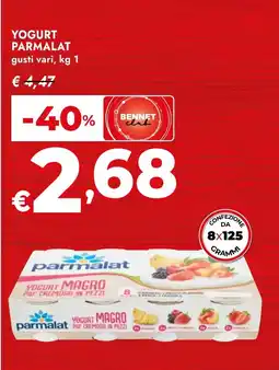Bennet YOGURT PARMALAT offerta