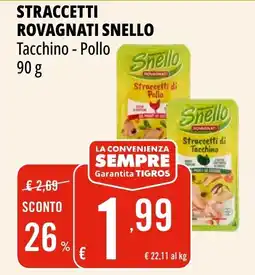 Tigros Straccetti rovagnati Snello offerta