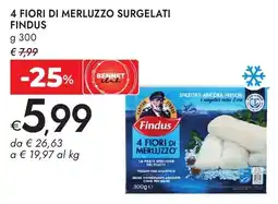 Bennet 4 Fiori di Merluzzo Surgelati Findus offerta