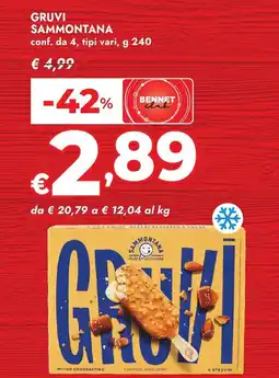 Bennet Gruvi Sammontana offerta