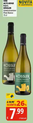 Tigros Kössler Gewürztraminer offerta
