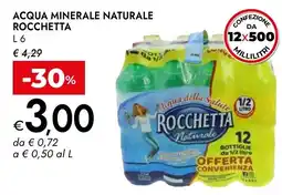 Bennet Acqua della Salute Rocchetta Naturale offerta
