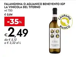 Bennet Falanghina o Aglianico Benevento IGP La Vinicola Del Titerno offerta
