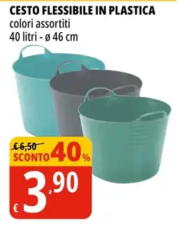 Tigros CESTO FLESSIBILE IN PLASTICA offerta