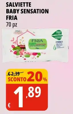 Tigros Salviette baby sensation FRIA offerta